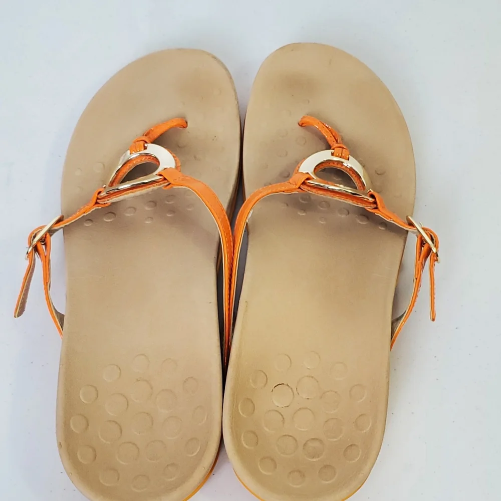 Vionic Rest Karina Orange Thong Sandals